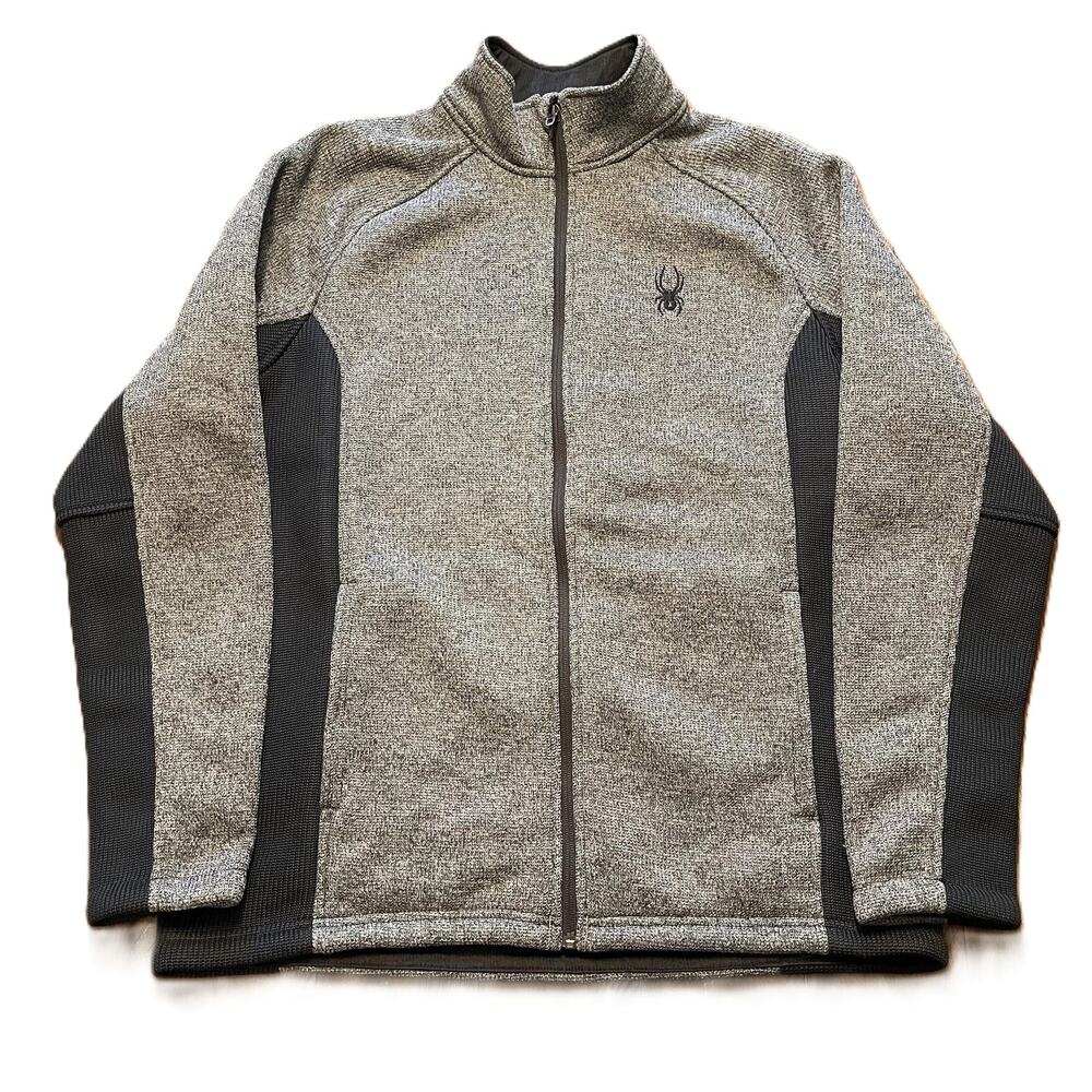 Spyder Colorblock Mid Weight Full Zip Fleece Jacket XL